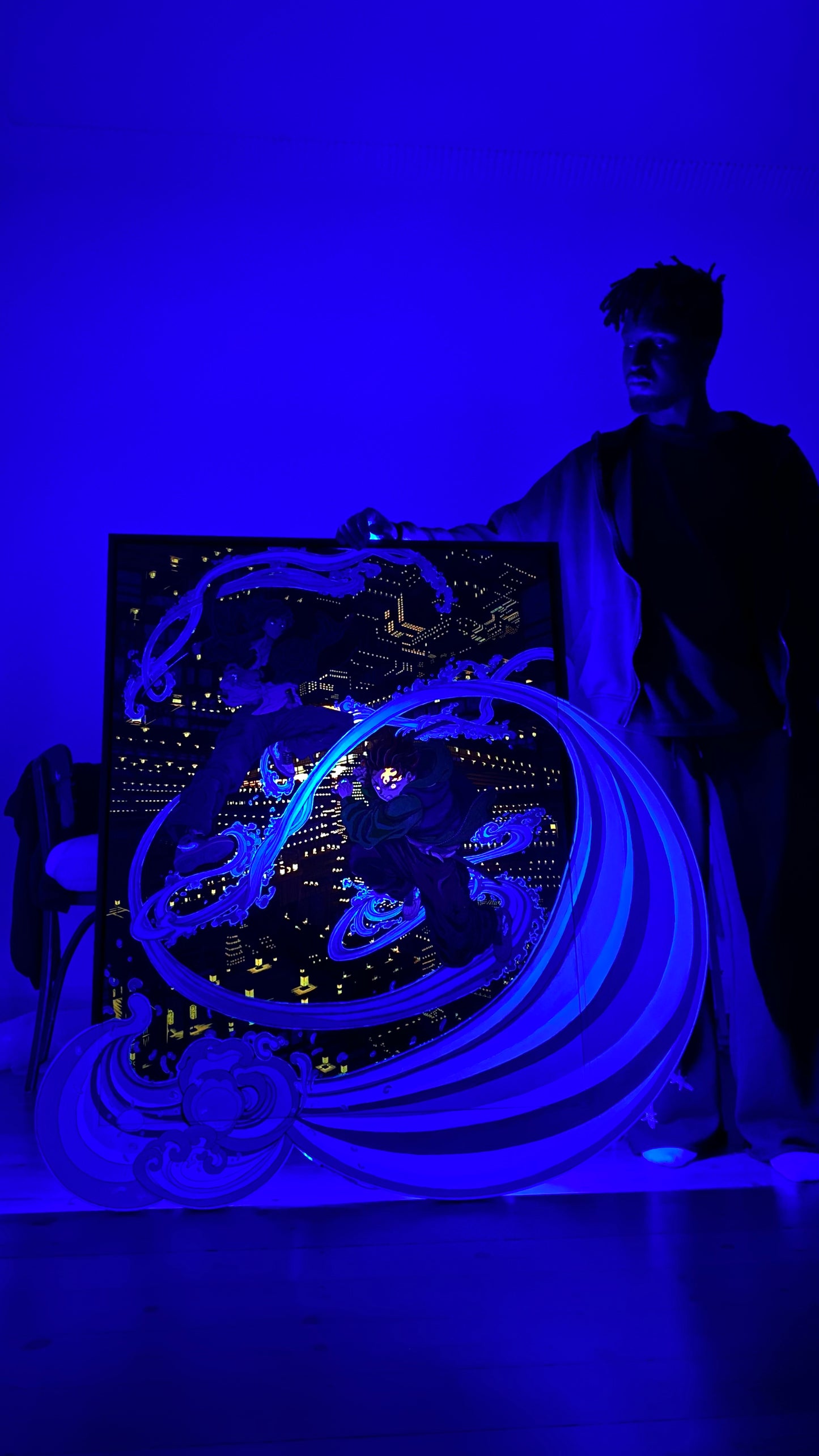 "Enter the Infinity Castle" 100 x 80 cm
