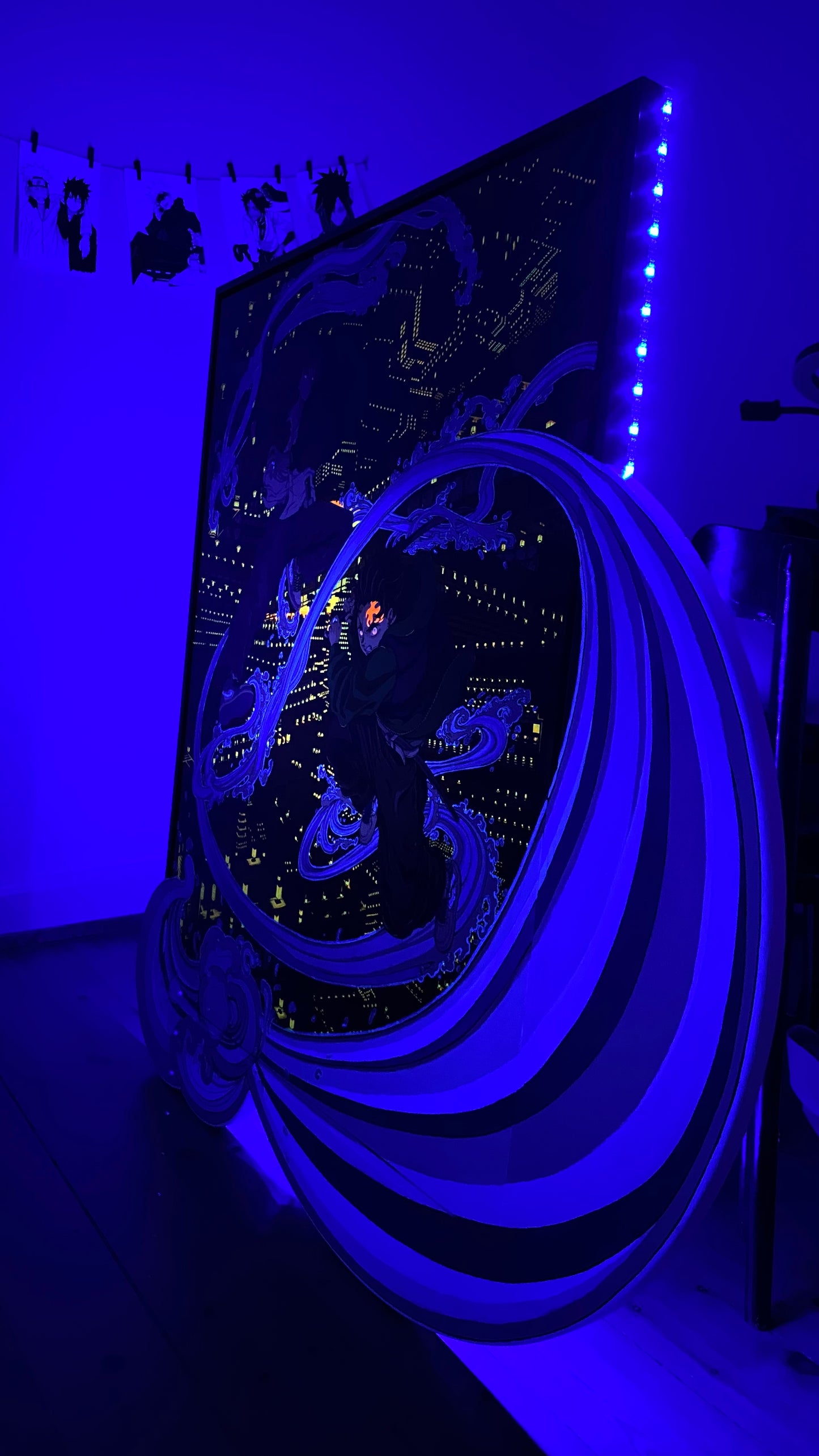 "Enter the Infinity Castle" 100 x 80 cm