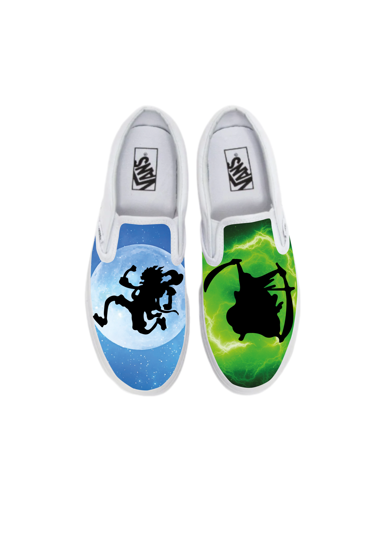 Custom Vans Slip Ons